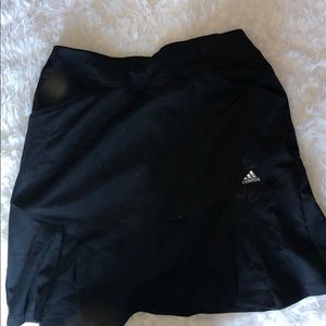 Black adidas skort